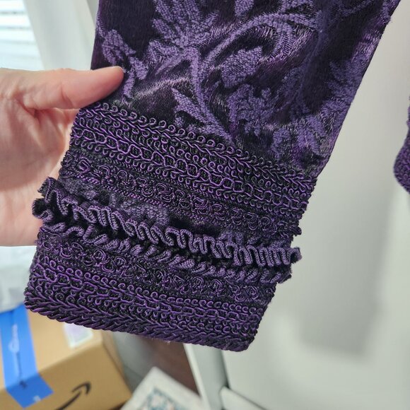 Coldwater Creek Purple Floral Jacket - Picture 6 of 6